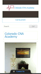 Mobile Screenshot of coloradocnaacademy.com